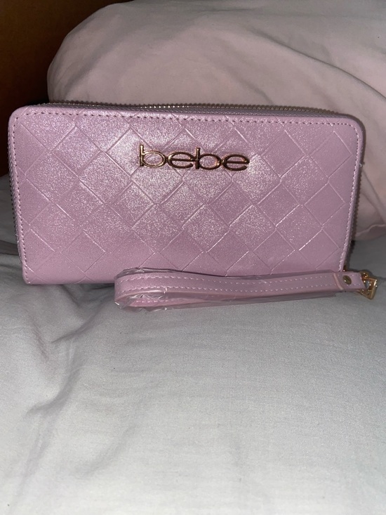 bebe Handbags - Bebe Metallic Jenna Wallet NWOT